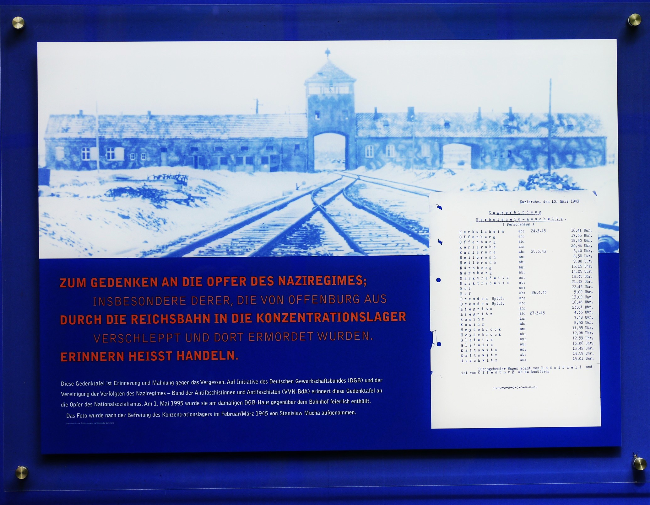 Gedenkfeier der Opfer des Nationalismus