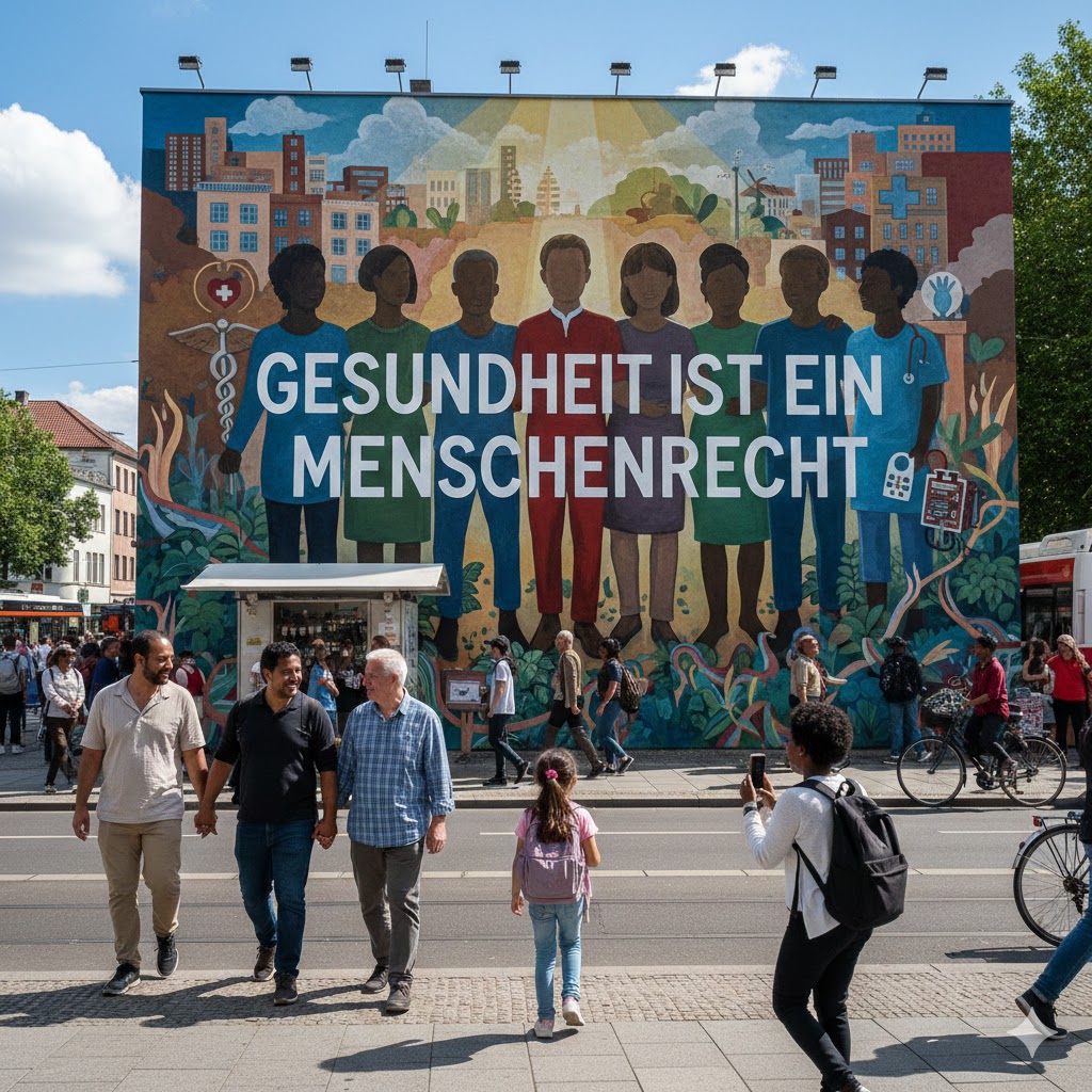 Gesundheit – ein Menschenrecht: Aber nicht für alle und nicht selbstverständlich! Im reichen Deutschland ein alltäglicher Kampf um Lösungen! Auch wir vom Menschenrechtsbüro der lak-bw sind beteiligt!