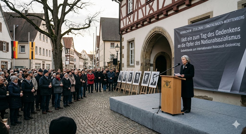 Herbolzheim – 27.01.26 – Landtag BaWü lädt ein zum Holocaust Gedenktag